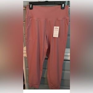 Leggings High Waisted Women’s Large Ritiriko 2 Front Pockets NWT Great For Yoga